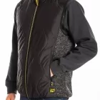 Gilet trapuntato smanicato ARCHIE GRIGIO