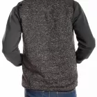 Gilet trapuntato smanicato ARCHIE GRIGIO