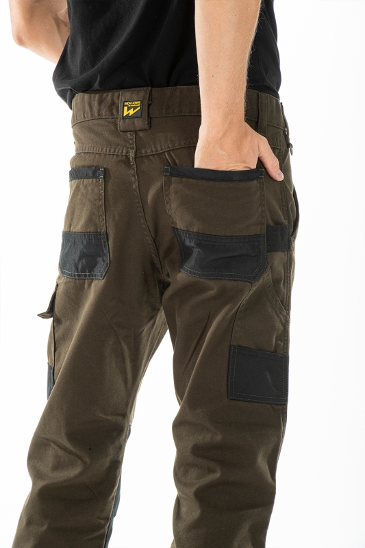 Pantalone da lavoro con predisposizione per le ginocchiere BUKLERV