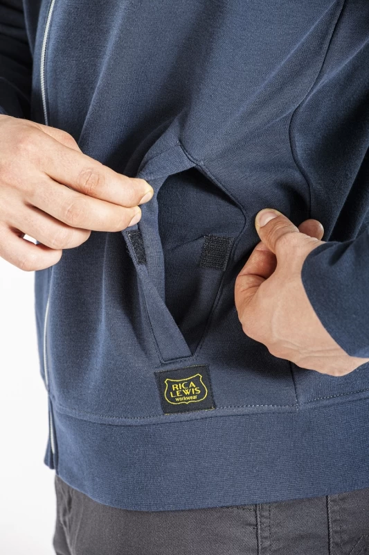 Sweat zippé FULLZIP BLEU