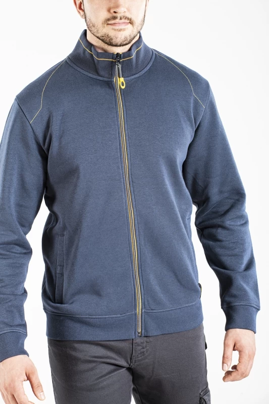 Sweat zippé FULLZIP BLEU