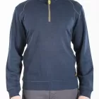 Felpa a collo alto con zip HALFZIP