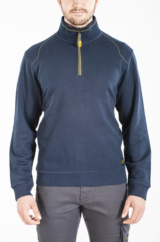 Sweat avec col camionneur HALFZIP