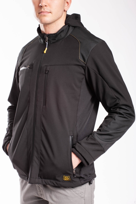 Giacca da uomo in tessuto softshell