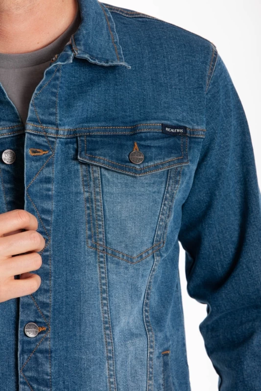 Giacca in denim stretch Fibreflex® STANT