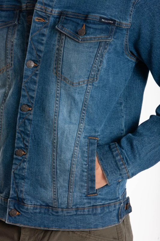 Giacca in denim stretch Fibreflex® STANT
