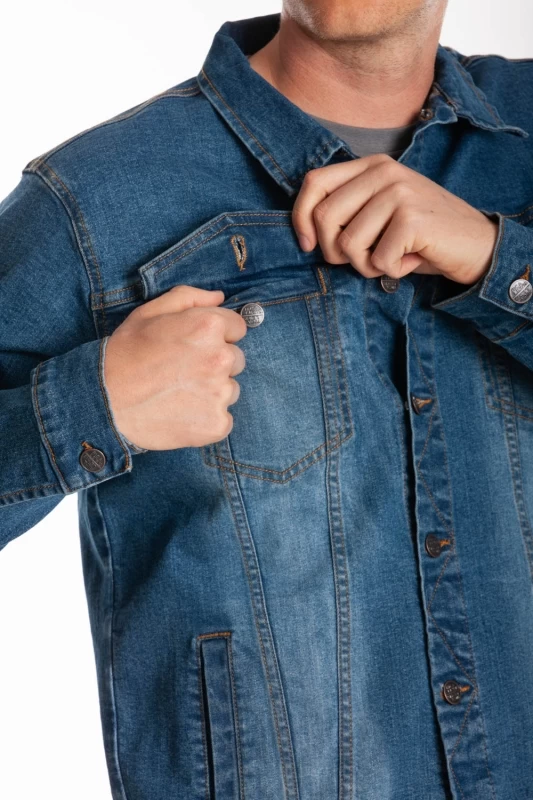 Giacca in denim stretch Fibreflex® STANT