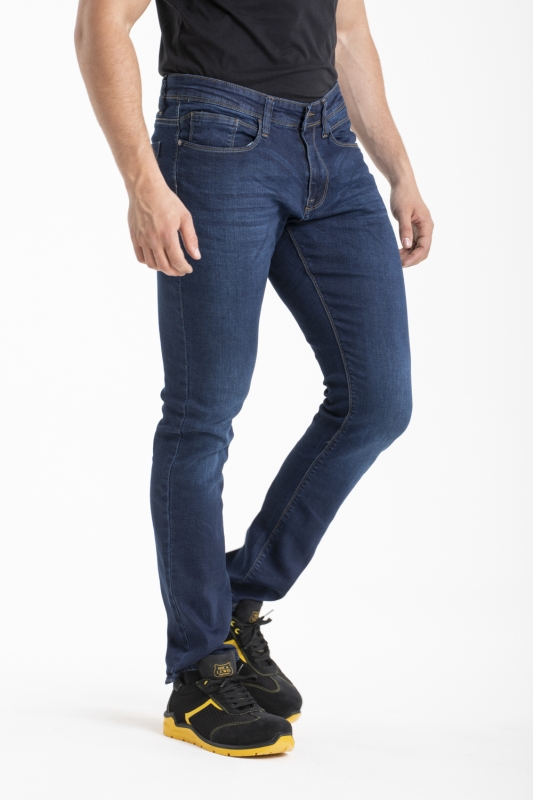 Jeans Fibreflex® vestibilità straight spazzolato