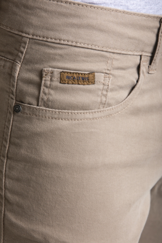 Jeans Fibreflex® vestibilità straight beige