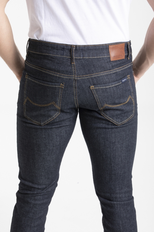 Jeans de travail coupe droite ajustée brut stretch