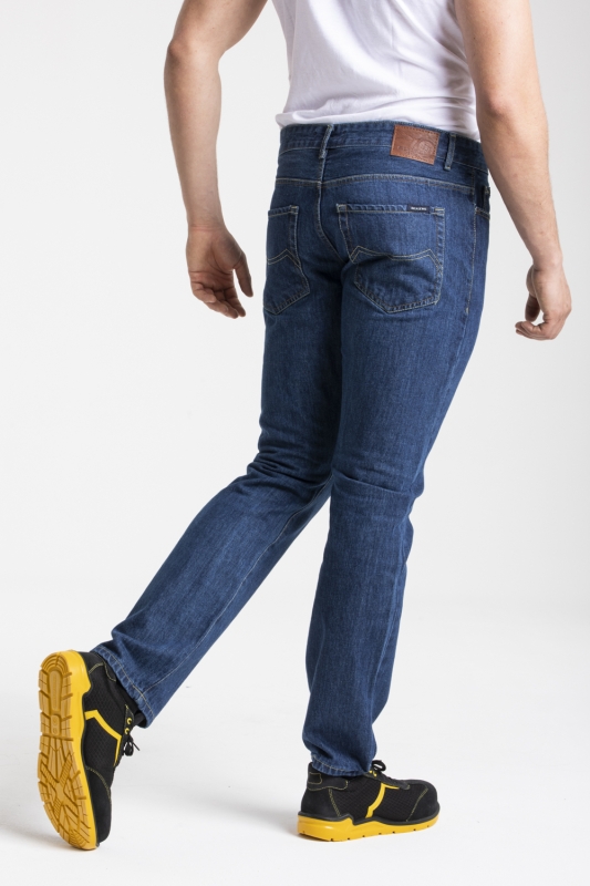 Jeans da lavoro in cotone comfort fit Stone washed