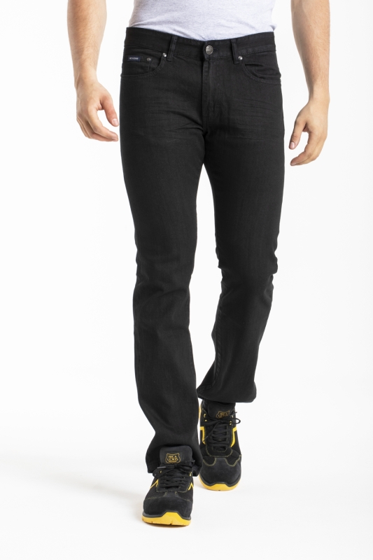 Jeans Fibreflex® vestibilità straight nero