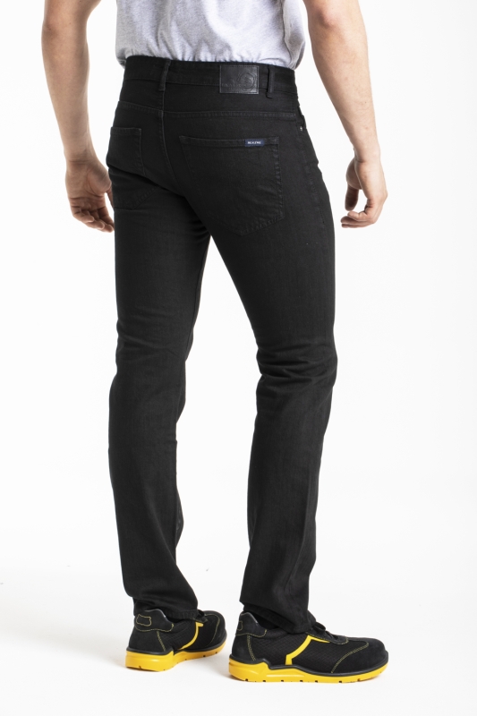 Jeans Fibreflex® vestibilità straight nero