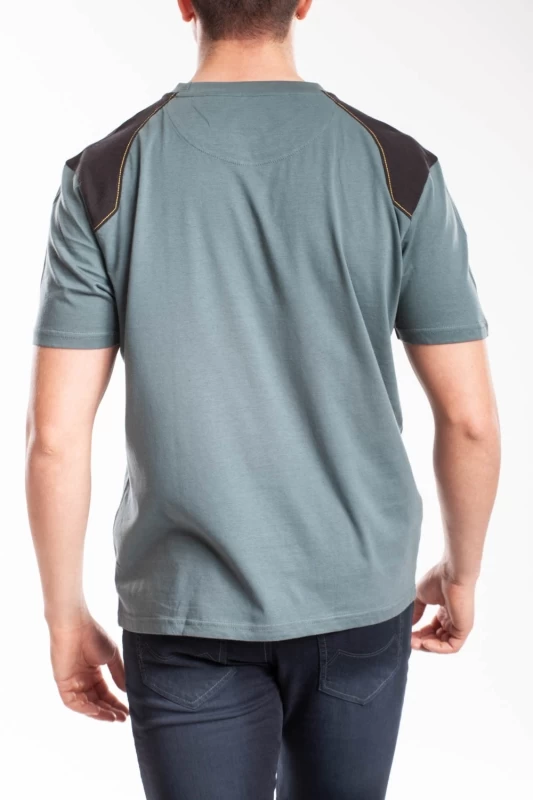 Reinforced cotton T-shirt WORKTS GREEN