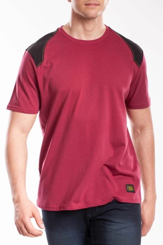T-shirt in cotone rinforzato WORKTS ROSSO
