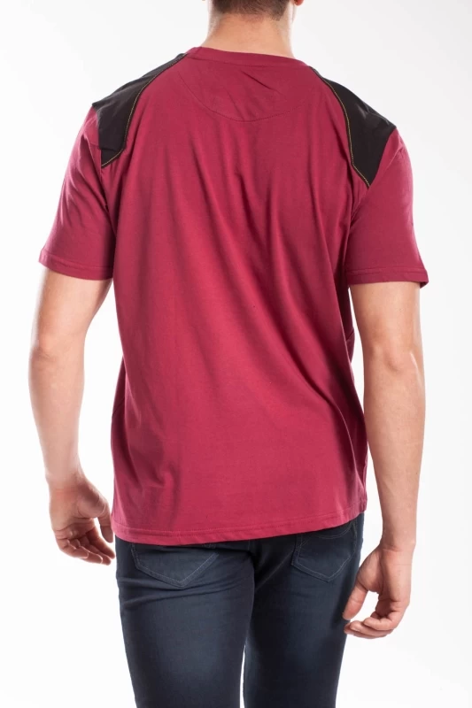 T-shirt in cotone rinforzato WORKTS ROSSO