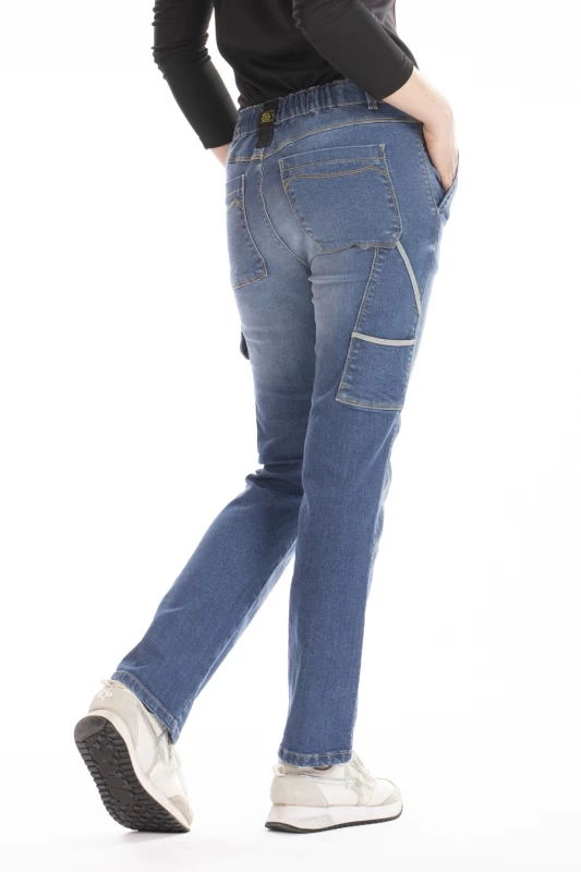 Jeans da lavoro multitasche elasticizzati BETTY