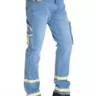 Jeans da lavoro con bande riflettenti CLARO