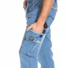 Jeans da lavoro con bande riflettenti CLARO
