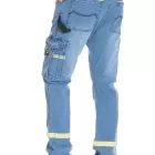 Jeans da lavoro con bande riflettenti CLARO