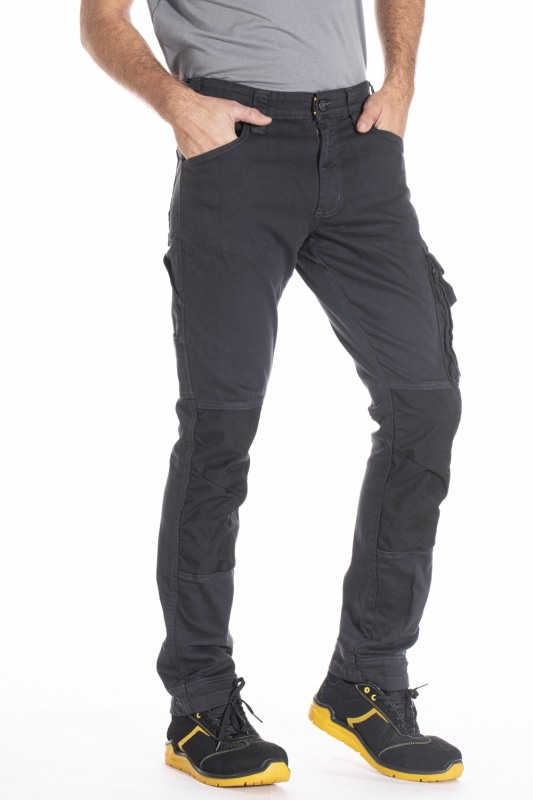 Pantalon de travail stretch avec emplacement genouill res