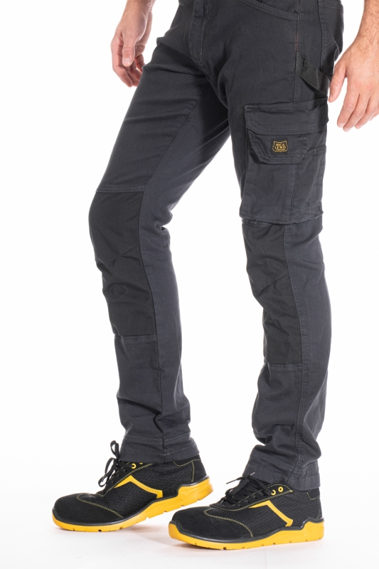 Pantaloni da lavoro elasticizzati con ginocchiere JOBPROC