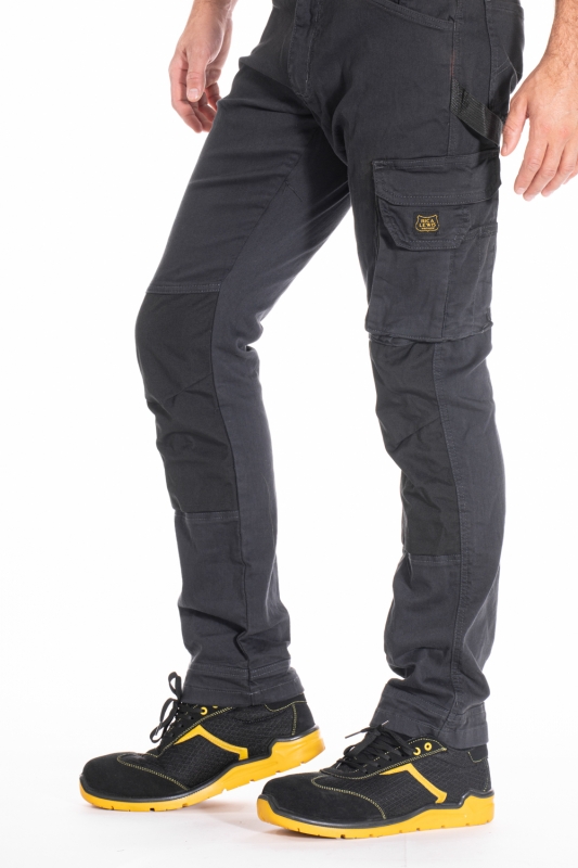 Pantalon de travail STRETCH poches genoux COSMOS de chez LMA