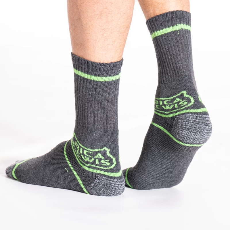 Lot De 10 Paires Chaussettes De Travail Homme – Rembourrées, Respirantes, Renforcées Talon/Orteils