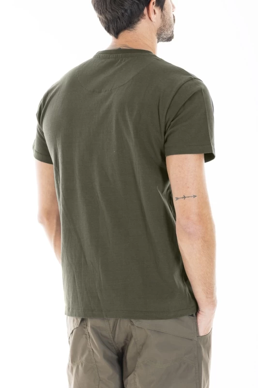 T-shirt signature in cotone SIGNATS KAKI