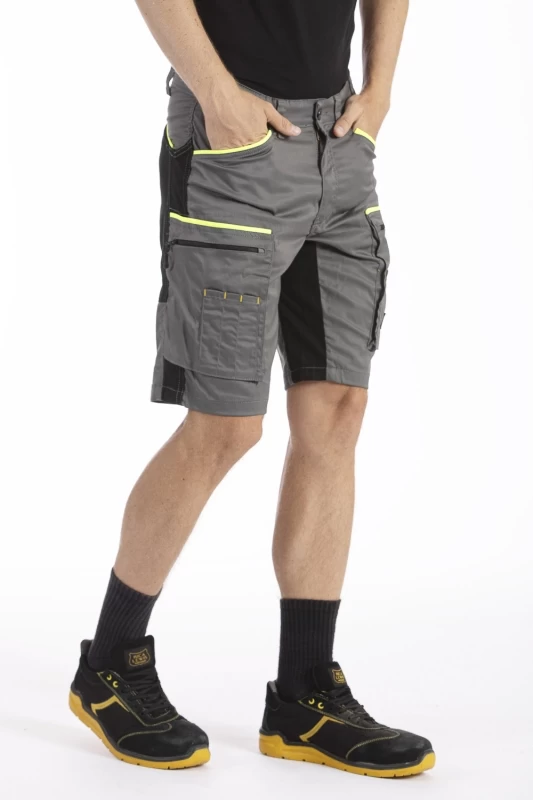 Multi-pocket Fibreflex® work Bermuda shorts FLUBERM