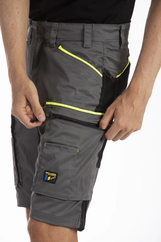 Multi-pocket Fibreflex® work Bermuda shorts FLUBERM