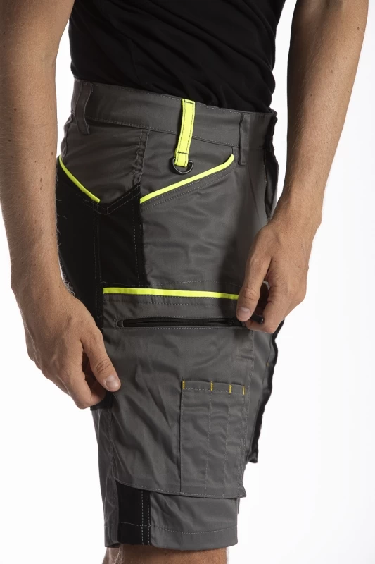 Multi-pocket Fibreflex® work Bermuda shorts FLUBERM
