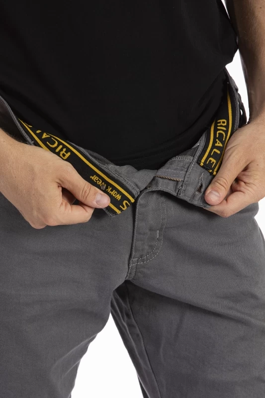 Pantaloni da lavoro multitasche stretch Fibreflex® JOBC GRIGIO