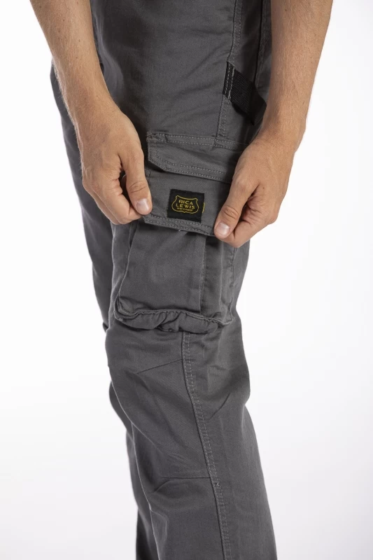 Pantaloni da lavoro multitasche stretch Fibreflex® JOBC GRIGIO