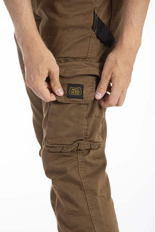 Pantaloni da lavoro multitasche stretch Fibreflex® JOBC TABACCO