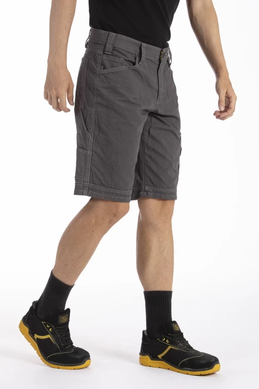 Fibreflex® multi-pocket work Bermuda shorts SUNJOB GREY