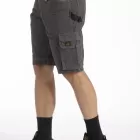 Fibreflex® multi-pocket work Bermuda shorts SUNJOB GREY