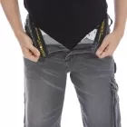 Bermuda da lavoro in denim elasticizzato SUNJOBG