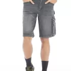Bermuda da lavoro in denim elasticizzato SUNJOBG
