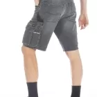 Bermuda da lavoro in denim elasticizzato SUNJOBG