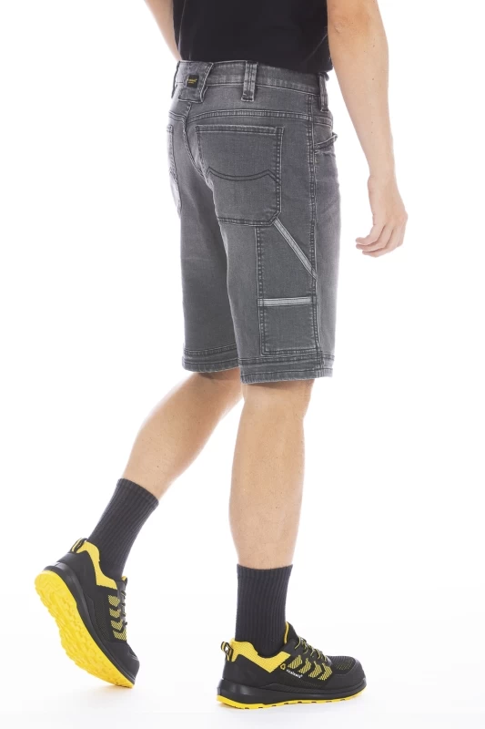 Bermuda da lavoro in denim elasticizzato SUNJOBG