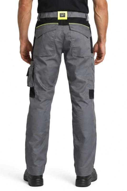 Pantalon multi-poches avec inserts fluo MOBIFLU